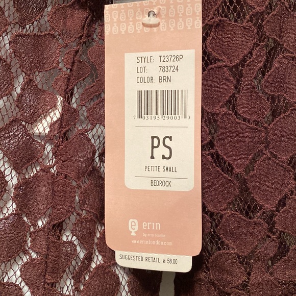 NWT ERIN BEDROCK CROPPED LACE JACKET PS - Picture 3 of 3